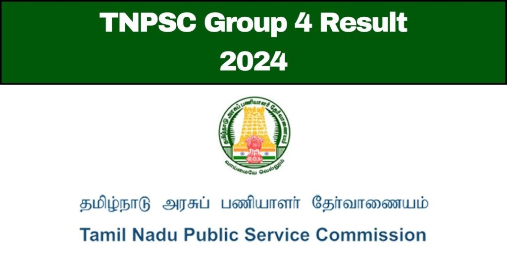 TNPSC Group 4 Result 2024